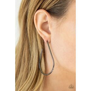 City Curves Black Earrings (293)